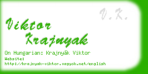 viktor krajnyak business card